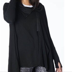 Terez Asymetric Sweatshirt Jacket Size XS